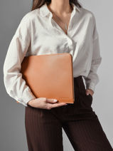 Longchamp Le foulonn Papierhouder Bruin-vue-porte